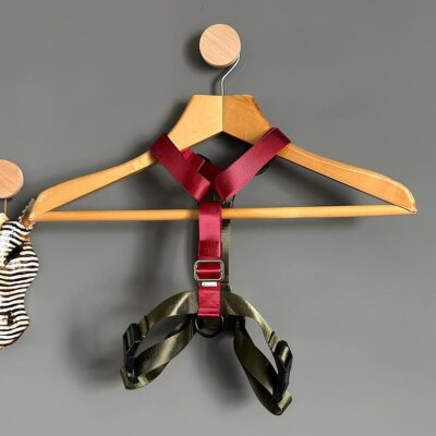 anatomicheskaya-shlejka-dlya-sobak-khaki-wine-ruchnoj-raboty