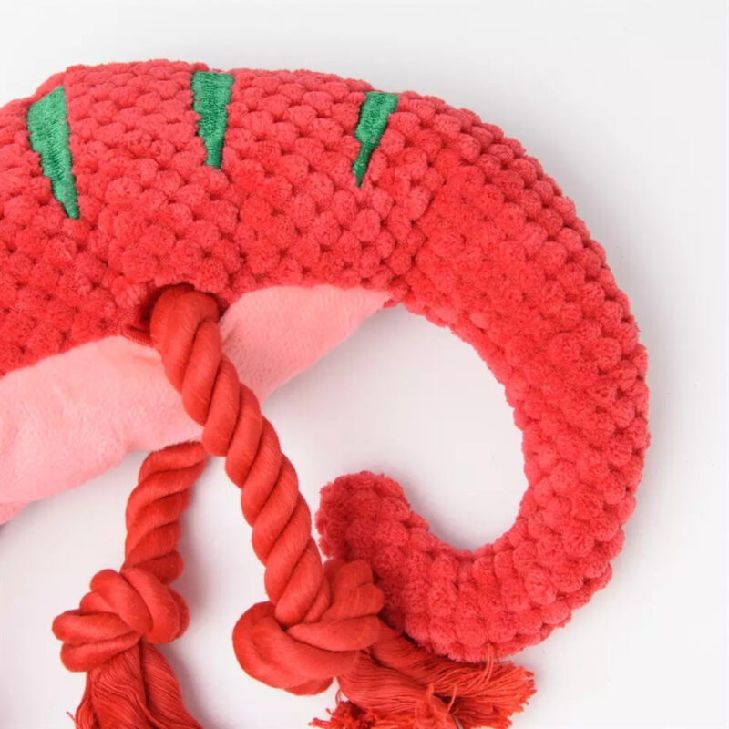 igrushka-dlya-sobak-mr-kranch-hameleon-krasnaya-krupno