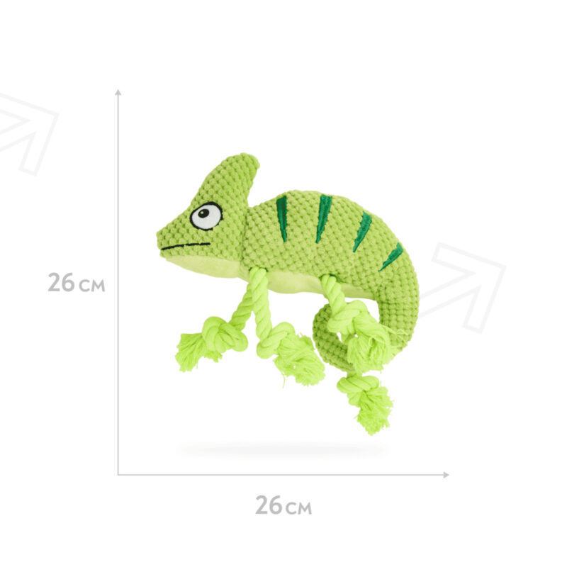 igrushka-dlya-sobak-mr-kranch-hameleon-zelenyj-razmery