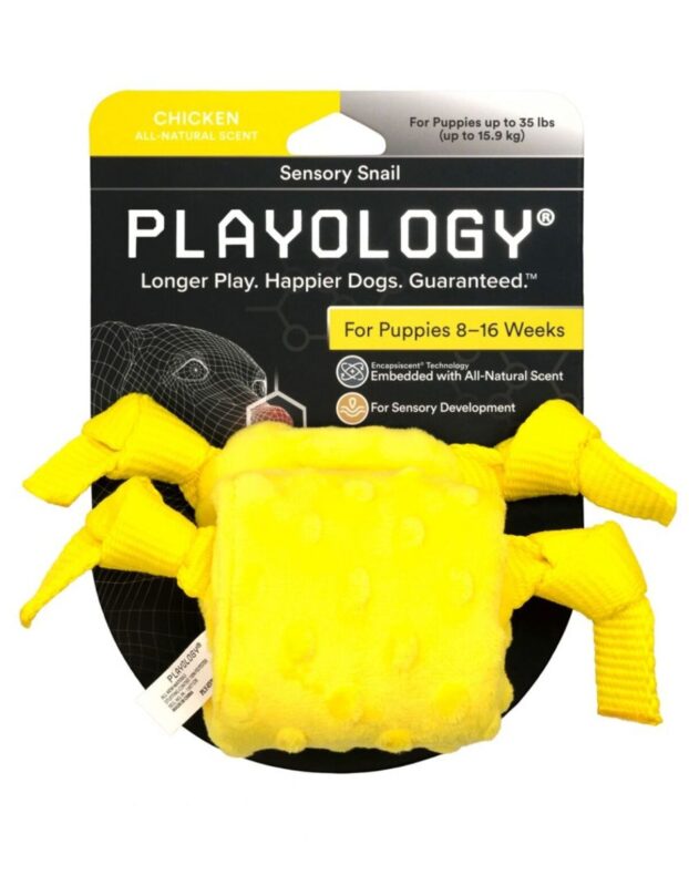 sensornaya-ulitka-dlya-shchenkov-puppy-sensory-zheltaya-upakovka