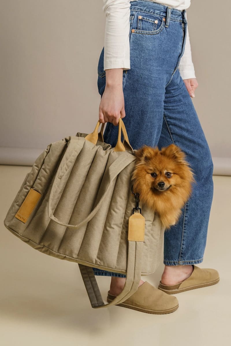 Сумка переноска для собак "Пони", бежевая 3 Сумка переноска для собак "Пони", бежевая — изображение 3