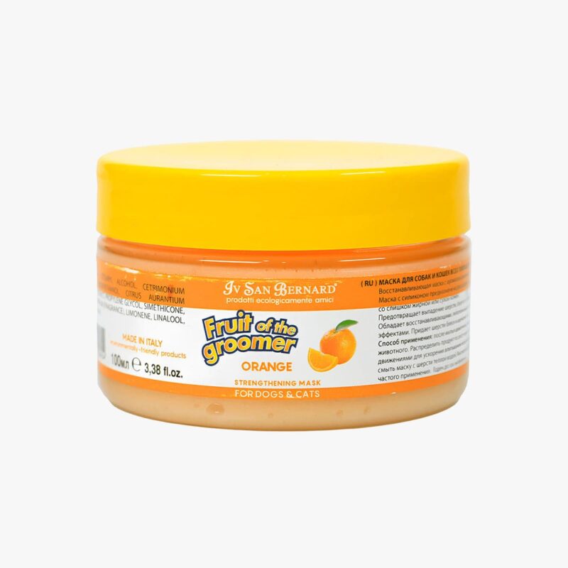 Восстанавливающая маска для слабой выпадающей шерсти собак ISB Fruit of the Groomer Orange