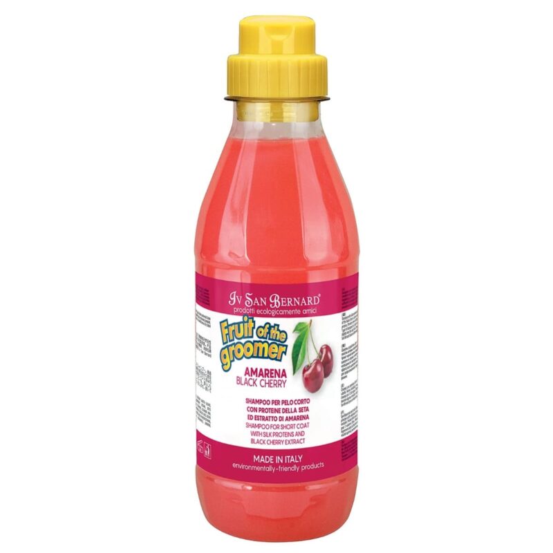 shampun-dlya-korotkoj-shersti-sobak-iv-san-bernard-fruit-of-the-groomer-black-cherry-s-proteinami-shelka-500-ml-banka-front