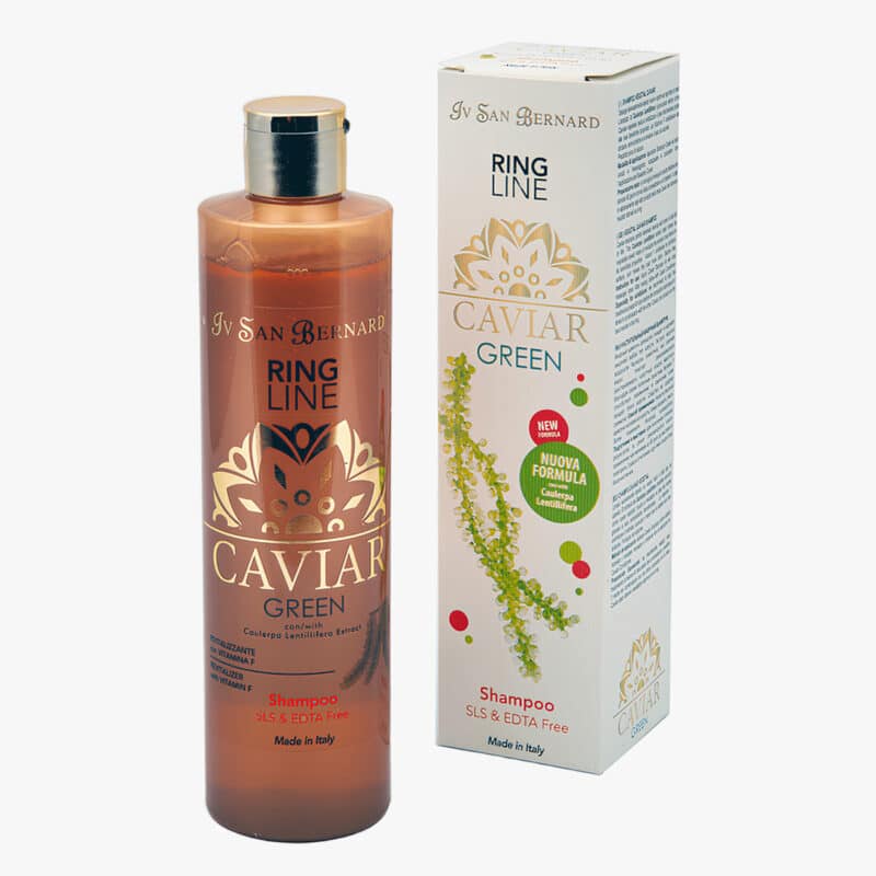 Шампунь для собак ISB Green Caviar Зеленая Икра ревитализирующий без лаурилсульфата натрия