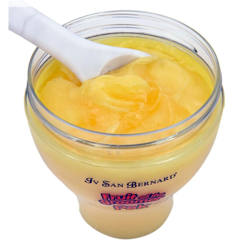 vosstanavlivayushchaya-maska-dlya-dlinnoj-shersti-sobak-s-proteinami-isb-fruit-of-the-groomer-maracuja-konsistenciya