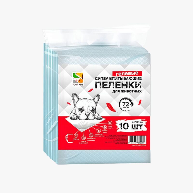 gelevye-supervpityvayushchie-pelenki-dlya-sobak-four-pets-45-33sm-10-shtuk