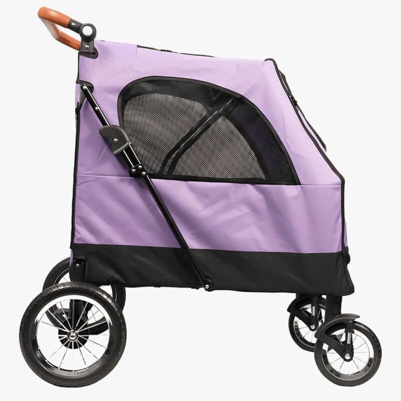 Коляска Mr.Kranch выставочная для собак до 55 кг, Фиолетовая