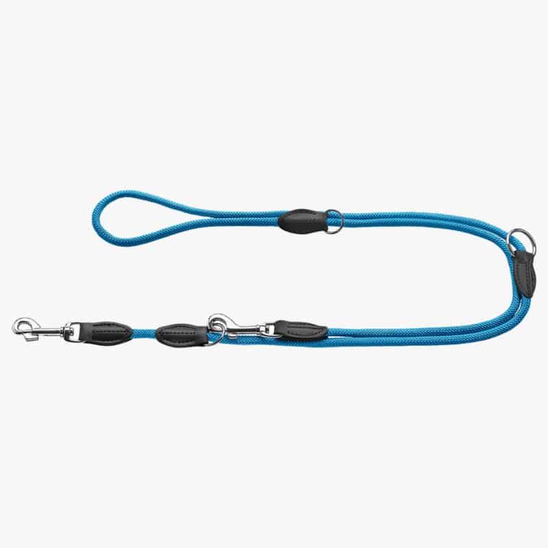 Поводок для собак HUNTER T-Leash Freestyle бирюзовый