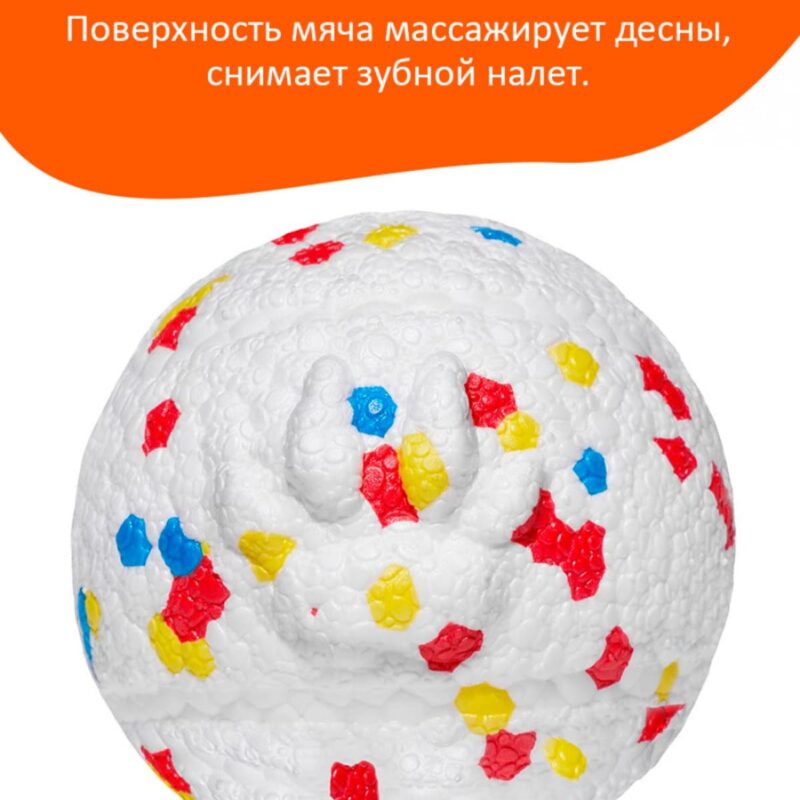 myach-dlya-sobak-explorer-dog-8-sm-v-goroshek-sobaka-chistit-zuby