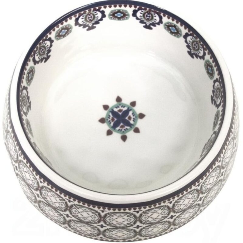 miska-dlya-sobak-tarhong-moroccan-belyj-s-risunkom-591-ml
