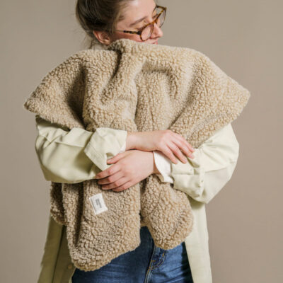 pled-dlya-sobaki-huntingpony-poni-soni-bezhevyj-detali-krupno