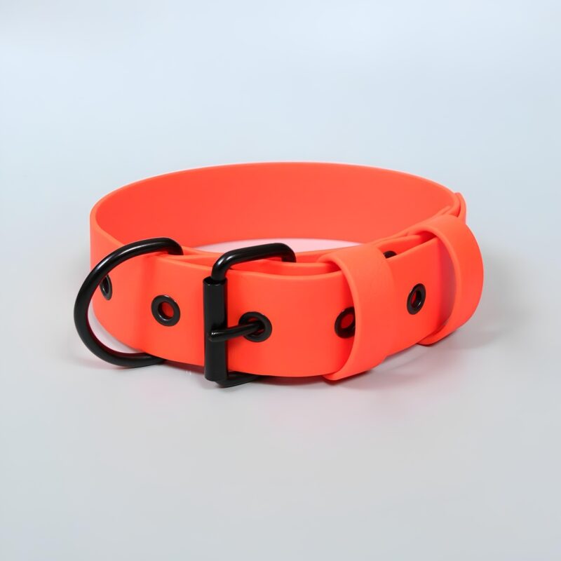 Ошейник для собак Brave Heart Orange из биотана, водонепроницаемый