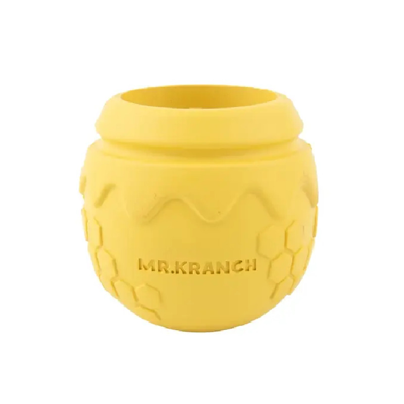 Игрушка для собак Mr.Kranch Горшочек меда 9*8 см, с ароматом сливок