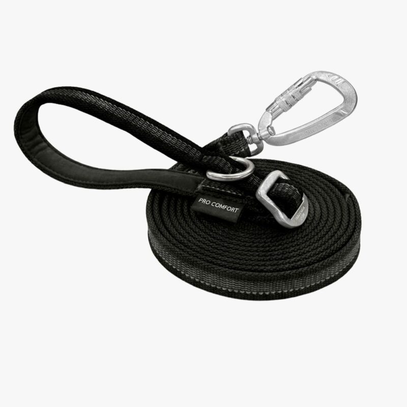 Поводок-перестежка для собак PRO COMFORT, черный